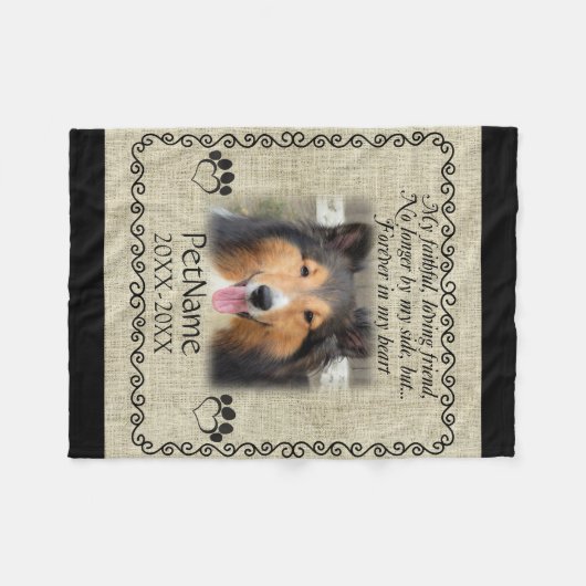 Mijn trouwe vriendinnetje Voetbal Fleece Deken (Voorkant (Horizontaal))