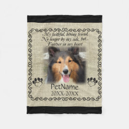 Mijn trouwe vriendinnetje Voetbal Fleece Deken