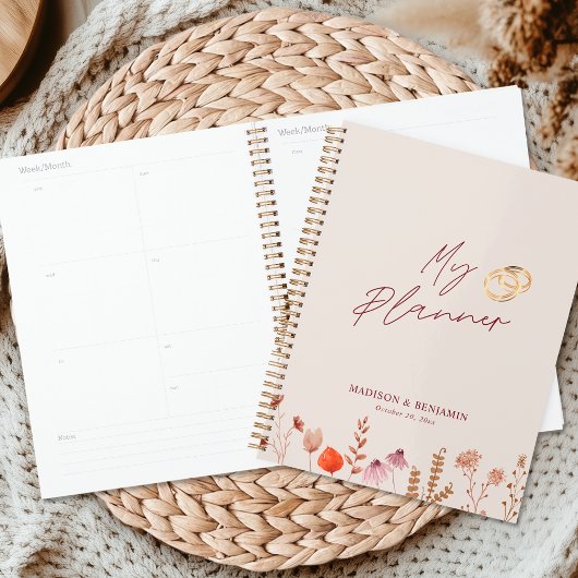 Mijn Trouwplanner Boho Wildflower Trouw Planner