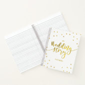 Mijn Trouwverhaal Gouden Stippen Toekomst Mevrouw Notitieboek (Binnen)