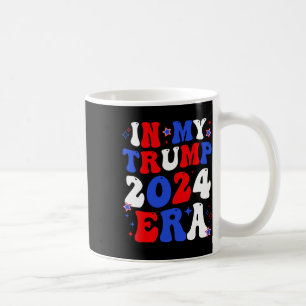 Mijn Trump 2024 tijdperk Groovy Take America Back Koffiemok