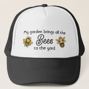 Mijn tuin brengt alle bijen naar de tuin trucker pet