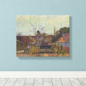 Mijn tuin in de lente canvas afdruk (Insitu (Houten vloer))