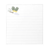 Mijn tuin ingericht notitieblok (Voorkant)