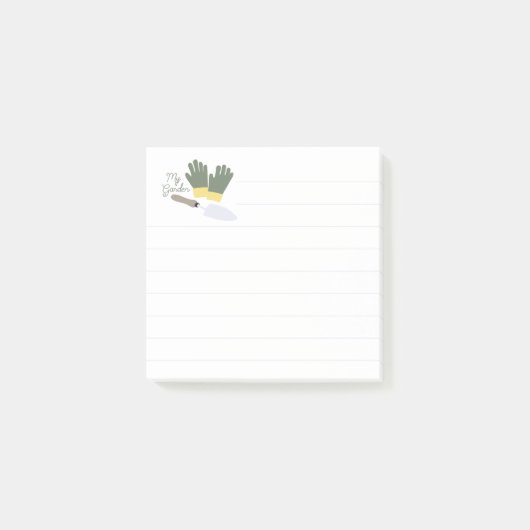 Mijn tuin ingericht post-it® notes (Voorkant)
