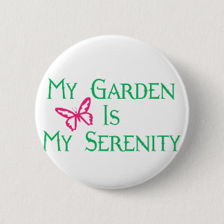 Mijn tuin is mijn dienst ronde button 5,7 cm