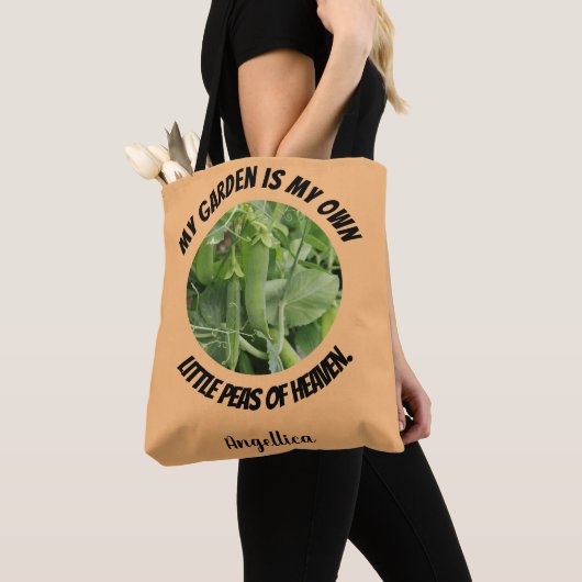 Mijn tuin is mijn eigen doolerwten van de hemel ge tote bag (Dichtbij)