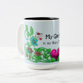 Mijn tuin is mijn gelukkige plaats mok (Voorkant links)