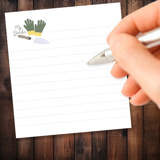 Mijn tuin is omzoomd notitieblok