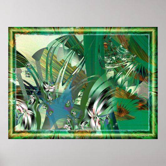 mijn tuin poster (Voorkant)
