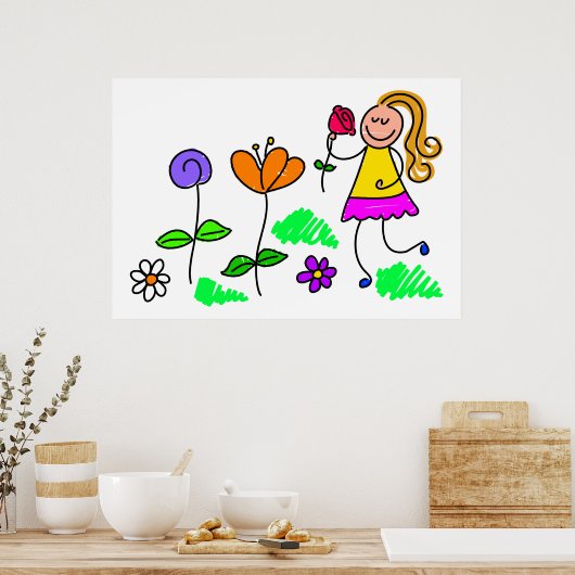 Mijn tuin poster (Keuken)