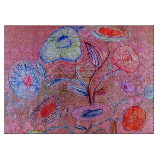 mijn tuin snijplank (Voorkant)