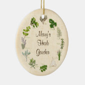 Mijn Tuin van het Kruid Keramisch Ornament (Rechts)