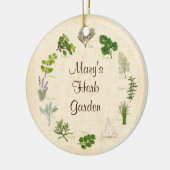 Mijn Tuin van het Kruid Keramisch Ornament (Links)