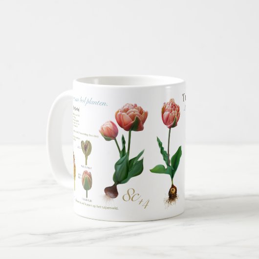 Mijn tulp! koffiemok (Voorkant links)