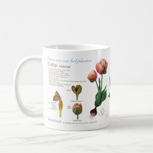 Mijn tulp! koffiemok (Links)