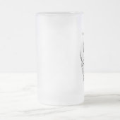 Mijn Turbo is groter - Beer Glass Matglas Bierpul (Center)