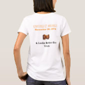 Mijn Turkije is gekookt... T-shirt (Achterkant)