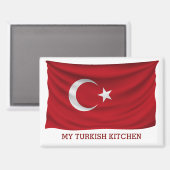 Mijn Turkse keukenmagneet Magneet (Voorkant / Achterkant)