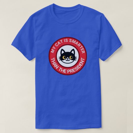 Mijn Tuxedo Cat is slimmer dan het President T-shirt (Design voorkant)