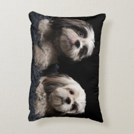 Mijn twee bewakers Shih Tzu Accent Pillow Kussen