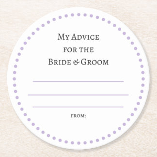 mijn "twee cent" ronde kartonnen onderzetter