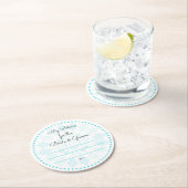 mijn "twee cent" ronde kartonnen onderzetter (Insitu)