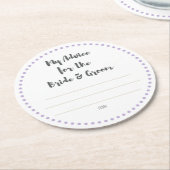 mijn "twee cent" ronde kartonnen onderzetter (Gebogen)