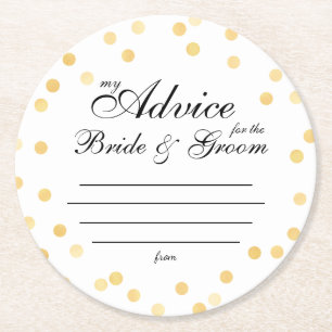 mijn "twee cent" ronde kartonnen onderzetter