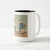 Mijn Twee Cent Tweekleurige Koffiemok (Voorkant rechts)