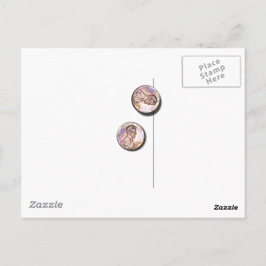 Mijn twee cent waard briefkaart (Achterkant)