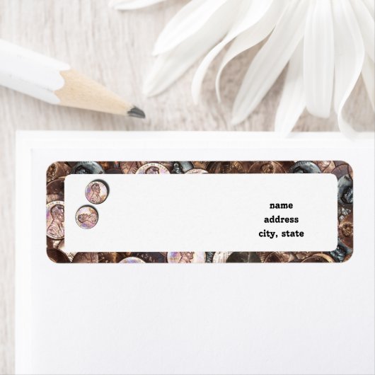 Mijn twee cent waard etiket (Insitu)