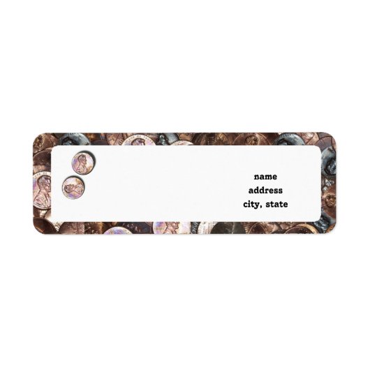 Mijn twee cent waard etiket (Voorkant)