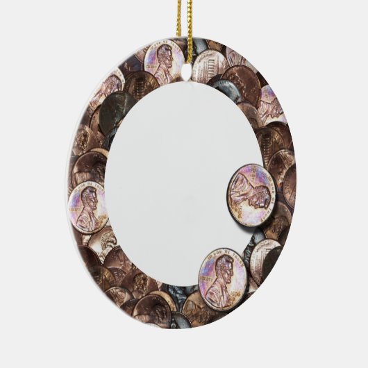 Mijn twee cent waard keramisch ornament (Rechts)