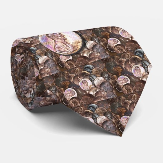 Mijn twee cent waard stropdas (Opgerold)