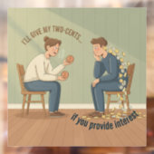 Mijn Twee Centen Raamsticker (Vel 2)