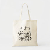 Mijn twee favoriete dingen: Katten en boeken Canva Tote Bag (Voorkant)