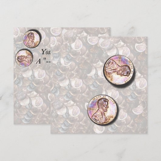 Mijn twee Honden (Verlichtte Achtergrond) Kaart (Voorkant / Achterkant)