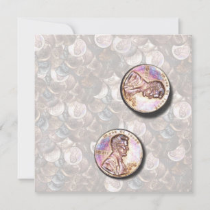 Mijn twee Honden (Verlichtte Achtergrond) Kaart