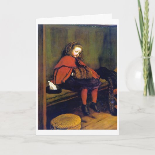 Mijn tweede preek, John Everett Millais Kaart (Voorkant)