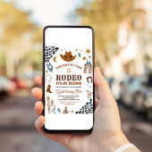 Mijn tweede Rodeo Cowboy Ranch Southwestern verjaa Kaart