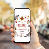Mijn tweede Rodeo Cowboy Ranch Southwestern verjaa Kaart
