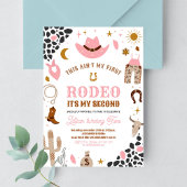 Mijn tweede Rodeo Cowgirl Wild West Zuidwest Kaart