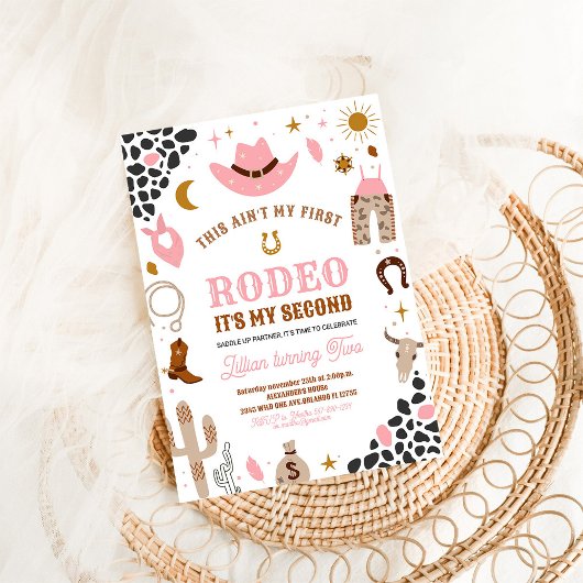 Mijn tweede Rodeo Cowgirl Wild West Zuidwest Kaart