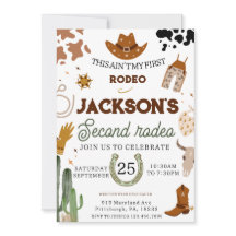 Mijn tweede Rodeo verjaardag Wild West