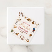 Mijn tweede Rodeo Westerne Cowboy 2e verjaardagsfe Bedankjes Labels (In situ)