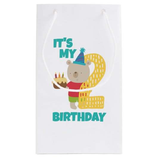 Mijn tweede verjaardag, tweede verjaardag klein cadeauzakje (Achterkant)