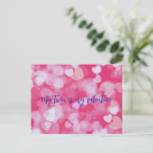 Mijn tweeling is mijn Valentijn Briefkaart (Staand voorkant)