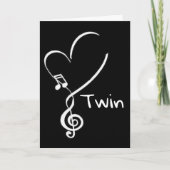 MIJN TWEELINGBROER HEEFT HET GROOTSTE HART TER WER FEESTDAGEN KAART (Voorkant)