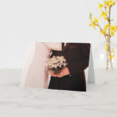 MIJN TWEELINGZUS/BESTE VRIENDIN OP TROUWDAG KAART (Gele Bloem)